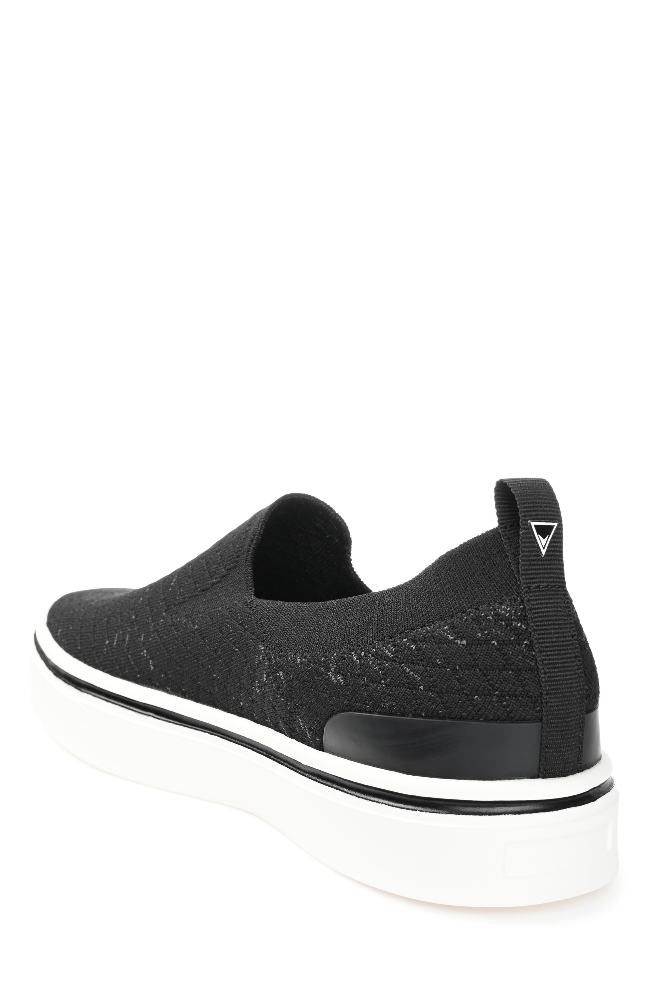 VANCE CO Hamlin Knit Slip-On Sneaker, Alternate, color, Black