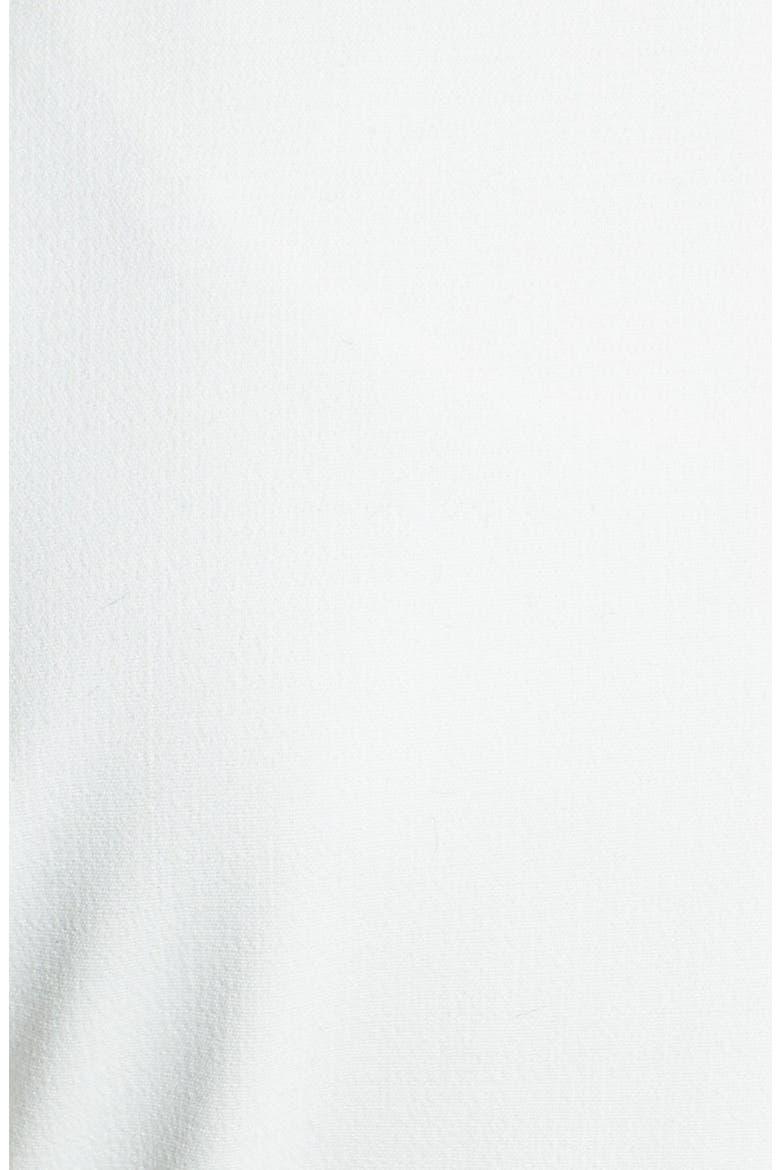 Fit & Flare Moto Trench Coat, Alternate, color, WHITE
