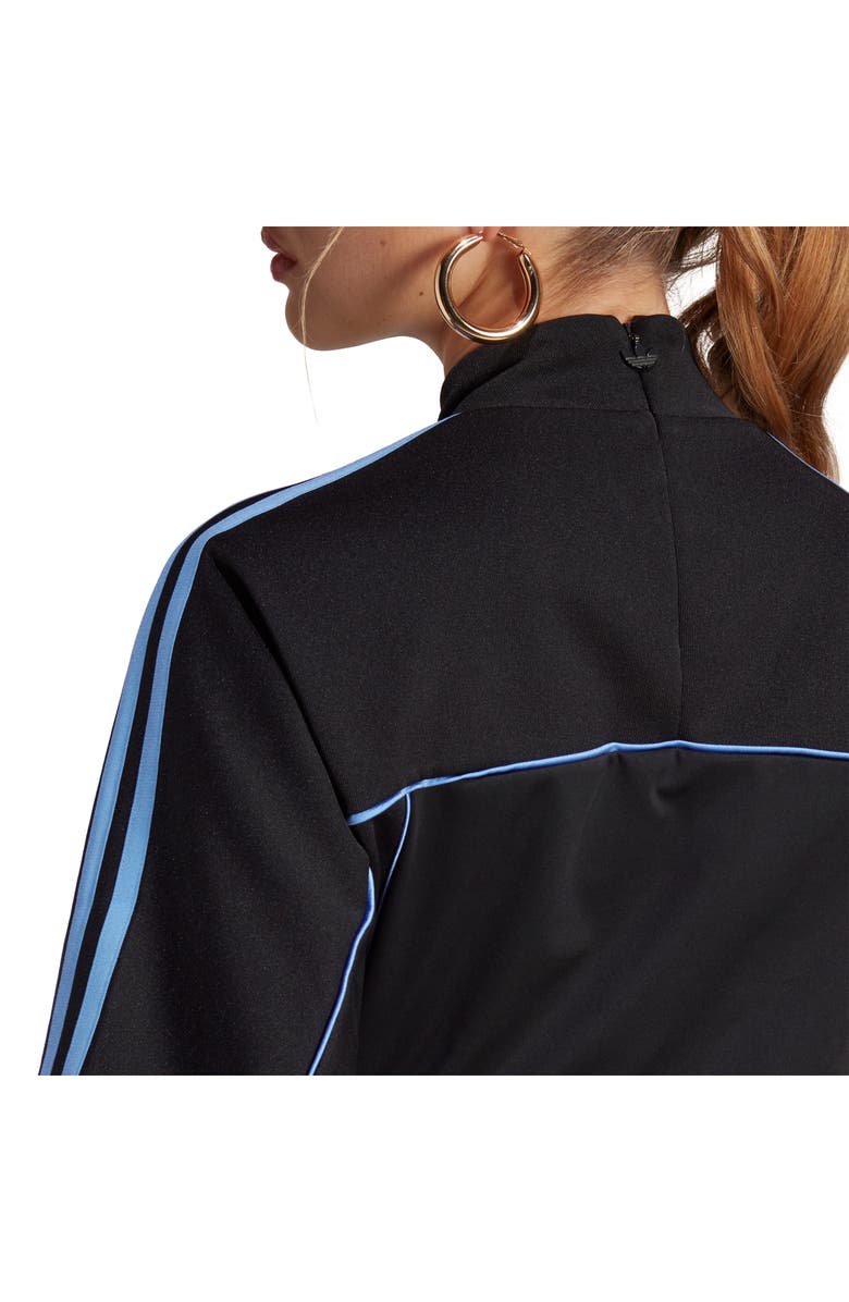 adidas Originals Fitted Mock Neck Dress, Alternate, color, 