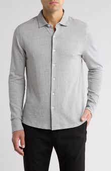 Robert Barakett Dobston Cotton Blend Button-Up Shirt
