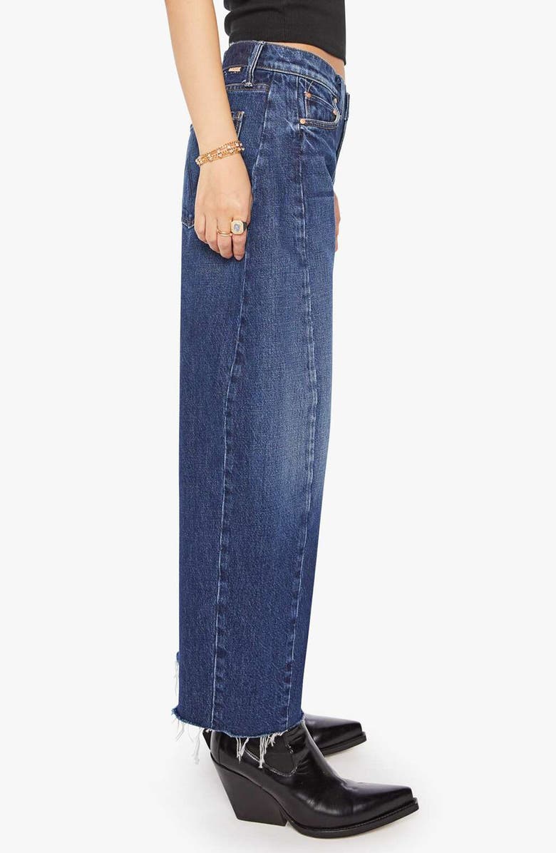 MOTHER The Full Pipe Flood High Waist Barrel Leg Jeans, Alternate, color, Unplugged