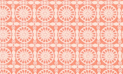 Trina Turk Alyssa Patterned Short Dress With Pockets In Slushie/whitewash