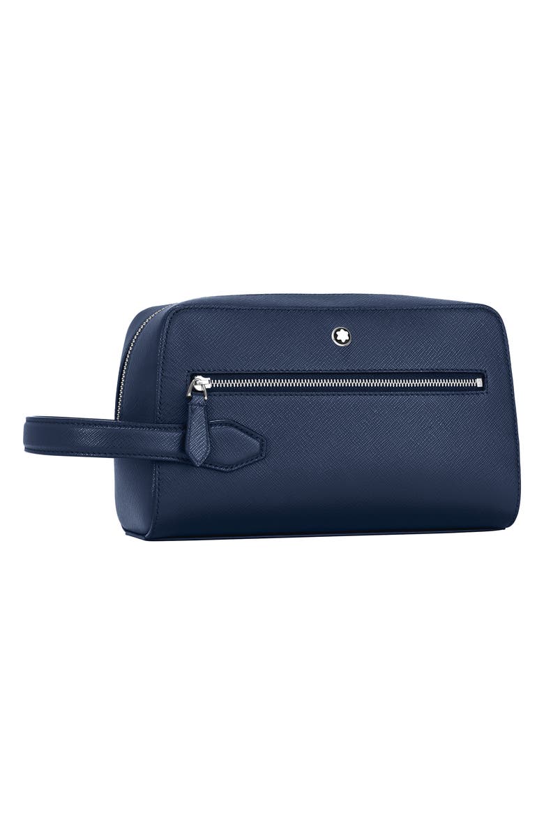 Montblanc Sartorial Wash Bag, Main, color, Navy