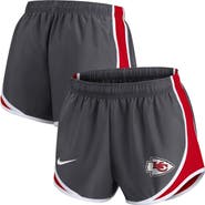Nike Women's Nike Charcoal Kansas City Chiefs Logo Performance Tempo Shorts