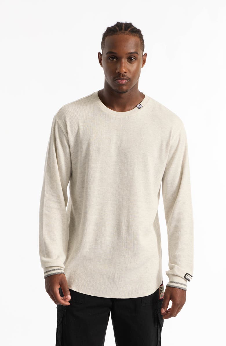Ecko Unltd. Fluff Lines Thermal Top, Main, color, Oatmeal Heather