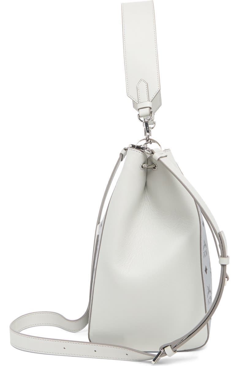 MCM Medium Aren VI Leather Hobo Bag, Alternate, color,