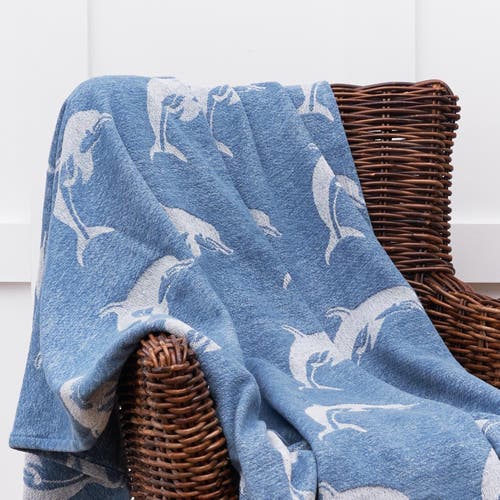 C & F Home C&f Home Dolphin Blue Throw Blanket In Blue