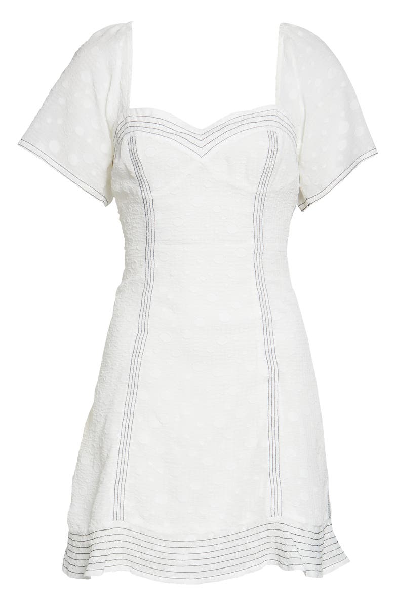 Foxiedox Blanche Fit & Flare Minidress, Alternate, color,