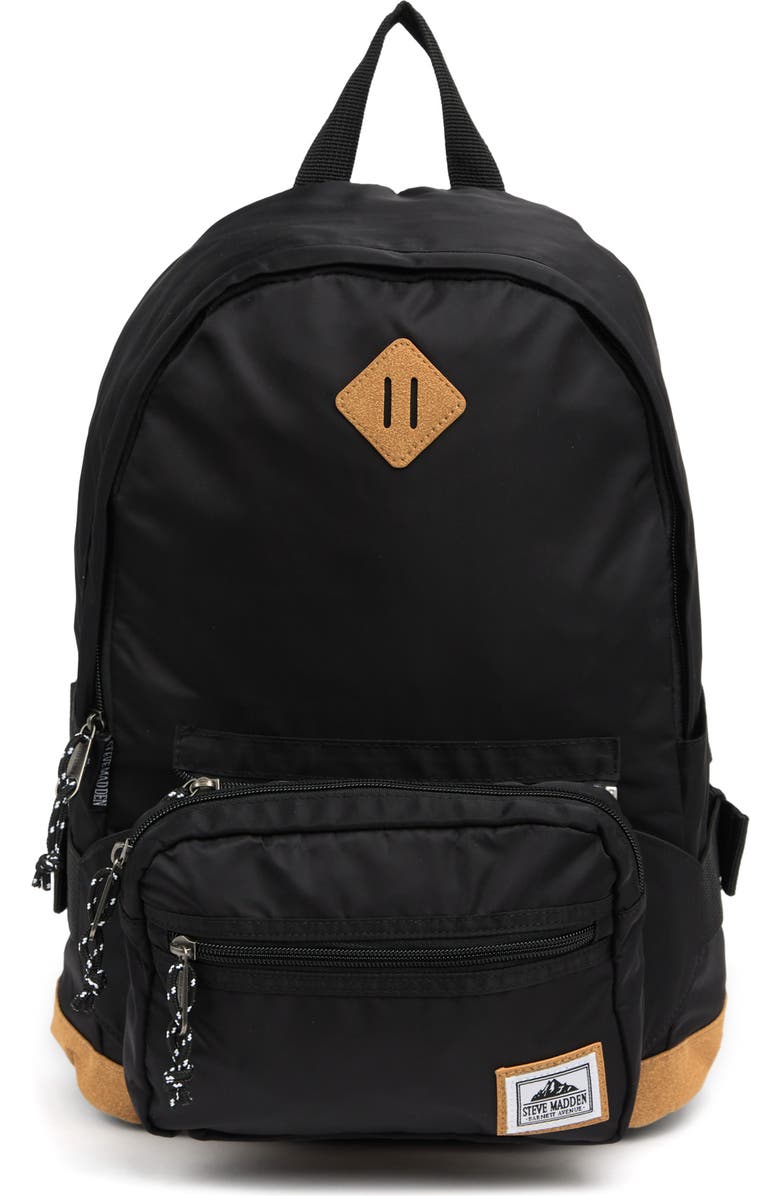 Steve Madden Nylon Backpack with Detachable Fanny Pack, Main, color,