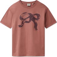 Scotch & Soda Relaxed Fit Roll Cuff Graphic T-Shirt