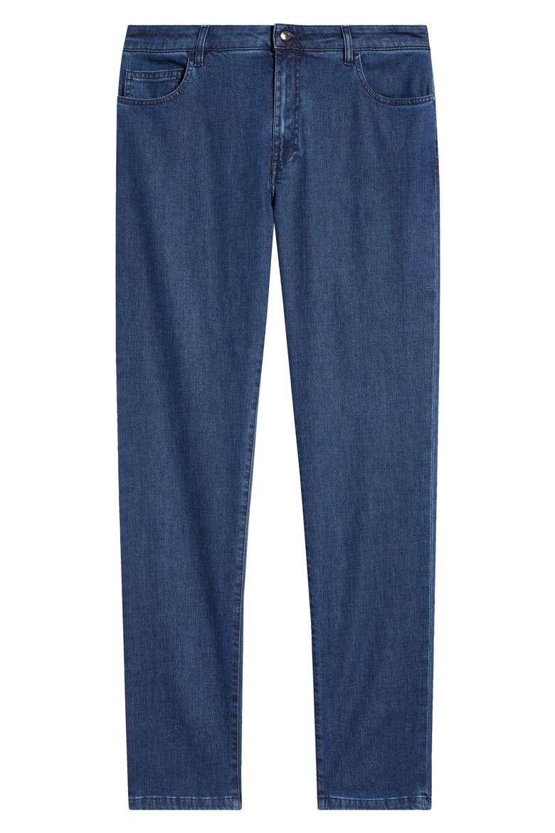 Comfort Straight Leg Jeans, Alternate, color, BLUE