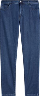 Canali Comfort Straight Leg Jeans
