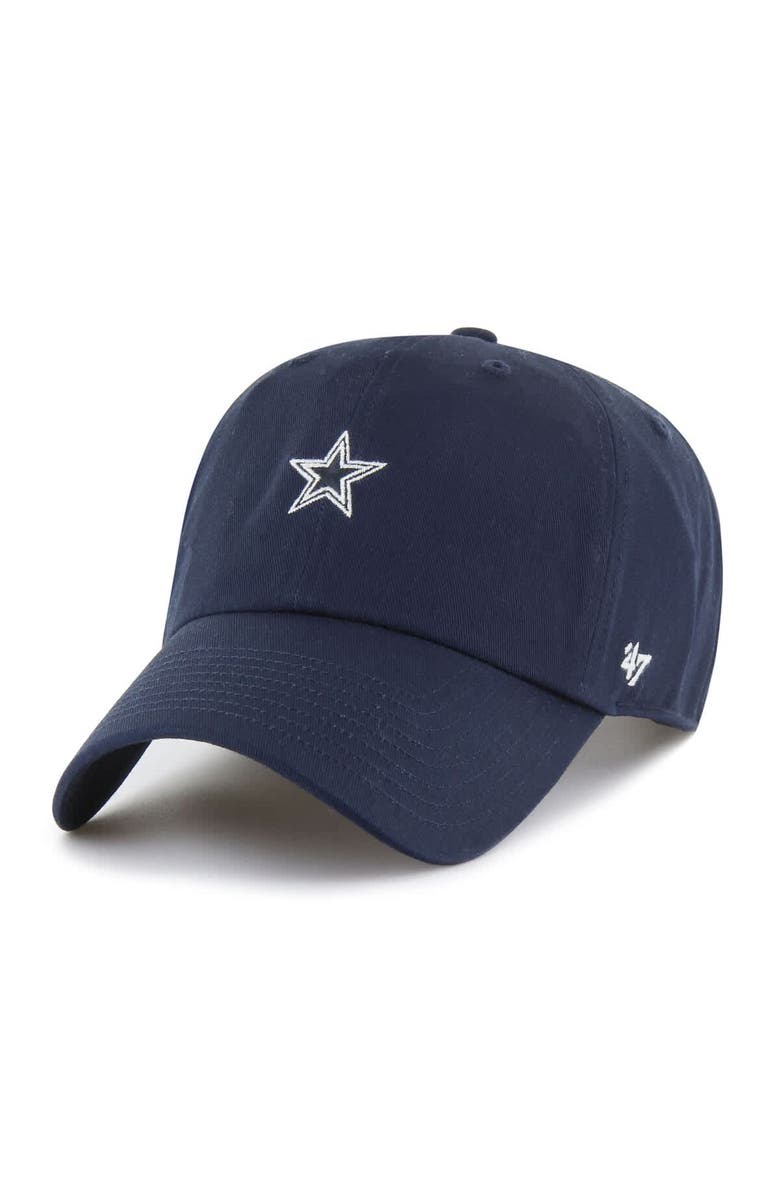 '47 Men's '47 Navy Dallas Cowboys Foundational Clean Up Adjustable Hat, Alternate, color, Navy