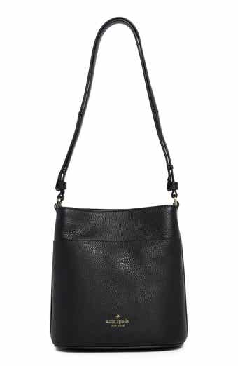 Kate Spade New York leila pebbled leather small bucket bag