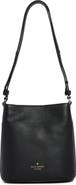 Kate Spade New York leila pebbled leather small bucket bag