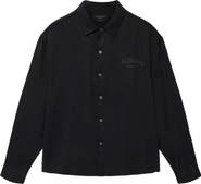 AllSaints Soul Tencel Lyocell Long Sleeve Button Up Shirt
