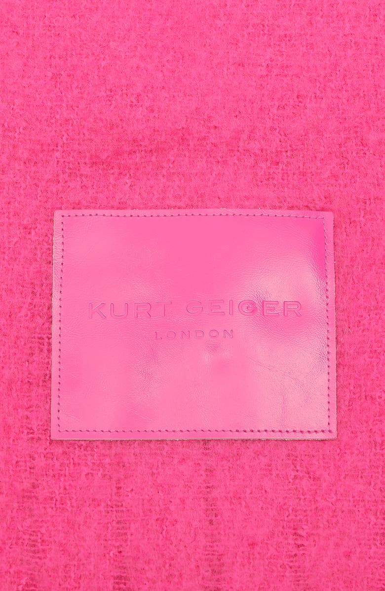 Kurt Geiger London Yarn Dye Fringe Scarf, Alternate, color,