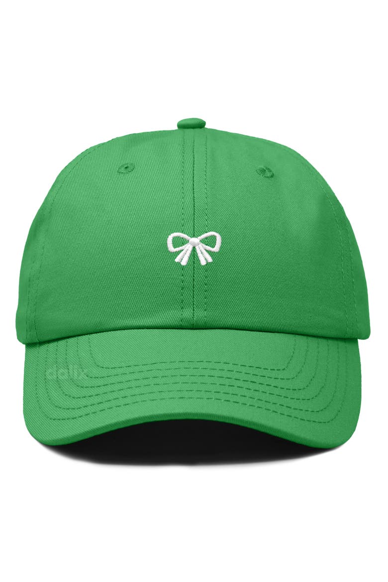 Bow Dad Cap, Main, color, Kelly Green