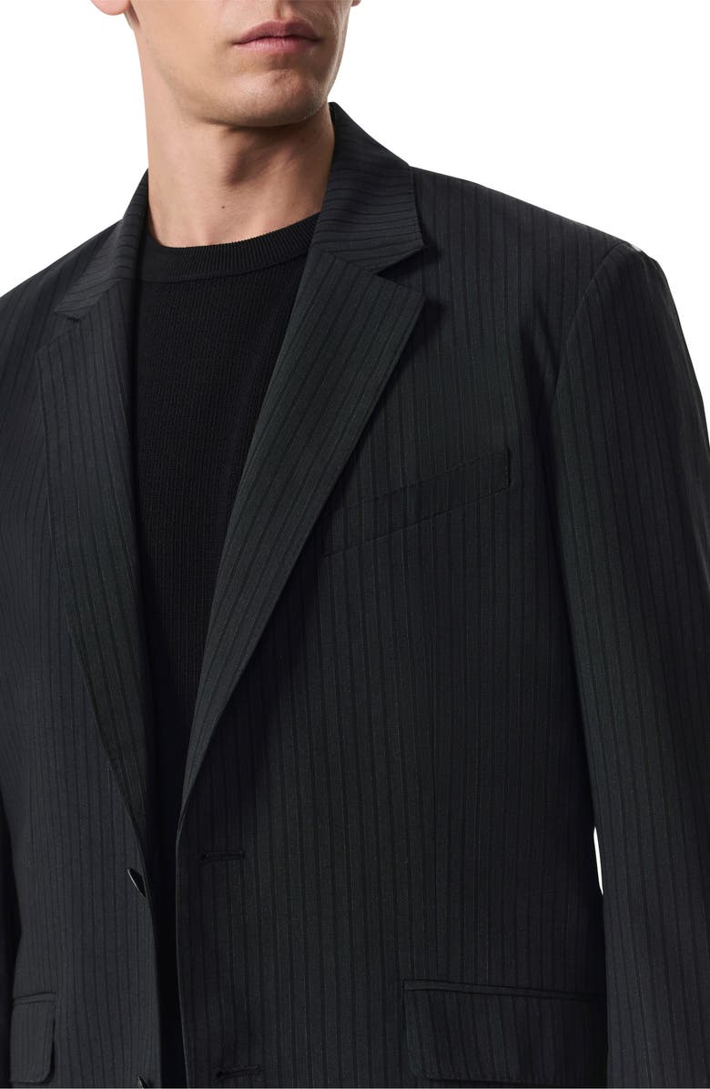 rag & bone Butler Tropical Virgin Wool Blend Blazer, Alternate, color, Black