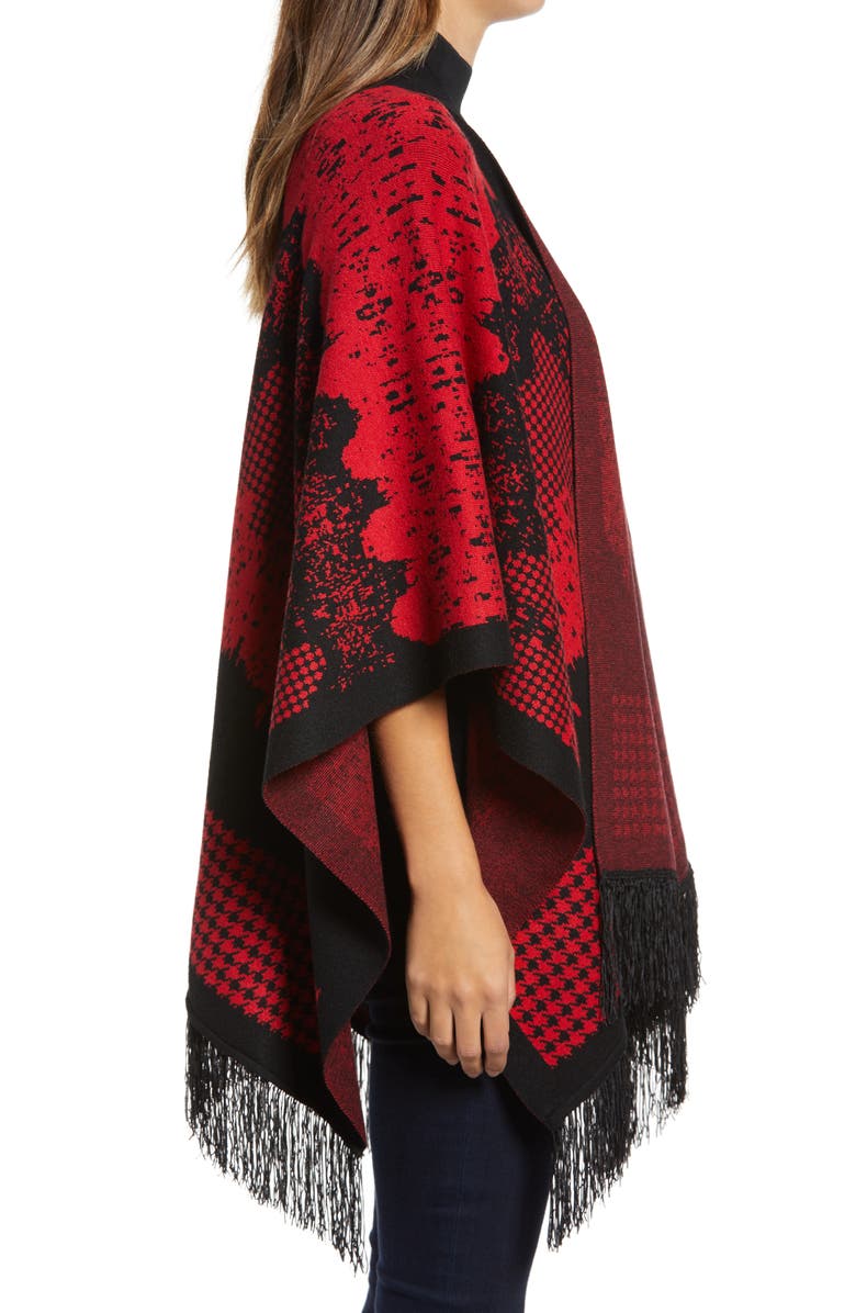 Ming Wang Fringe Wrap, Alternate, color,