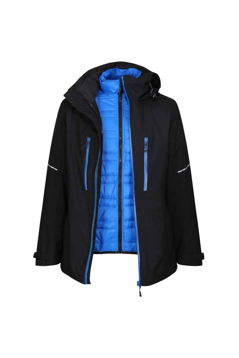X-pro Evader Iii Padded Jacket, Main, color, Black and Oxford Blue