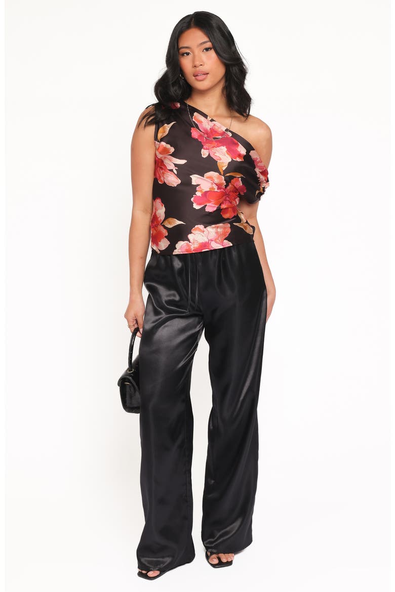 Yolanda One-Shoulder Satin Top, Alternate, color, MIDNIGHT ORCHID