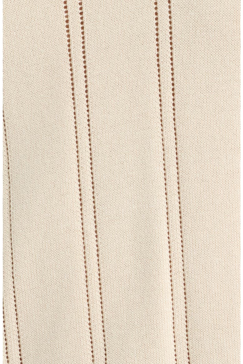 Lolo Drop Needle Sweater Polo, Alternate, color, SAND