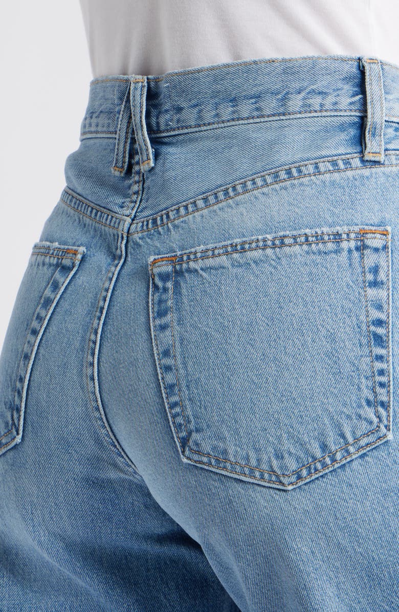 SLVRLAKE Grace High Waist Wide Leg Nonstretch Jeans, Alternate, color, Hit The Road