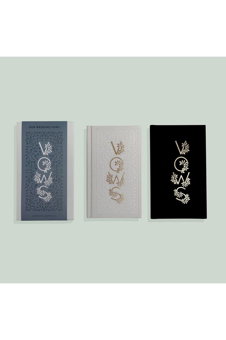 Our Wedding Vows, 2 Linen Cover Journals, Alternate, color, Multicolored