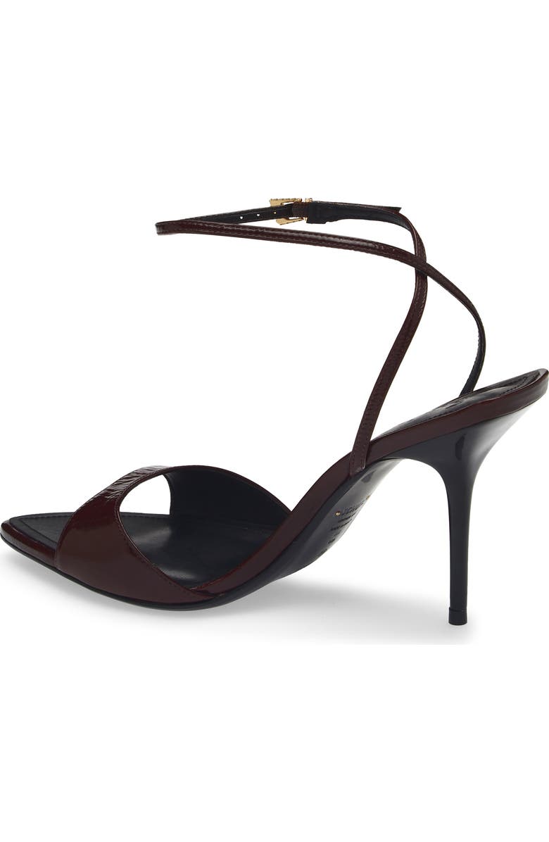 Schutz Elodie Ankle Strap Slide Sandal, Alternate, color, Maplewood