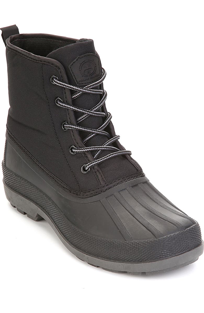 POLAR RANGE Blast Waterproof Duck Toe Snow Boot, Main, color,