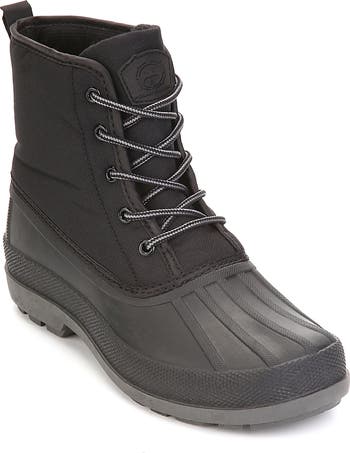 POLAR Winter Snow Boots Men 9 Black Waterproof Duck Nylon Tall Outdoor Rugged POLAR Winter Snow Boots Men 9 Black Waterproof Duck Nylon  main image 4
