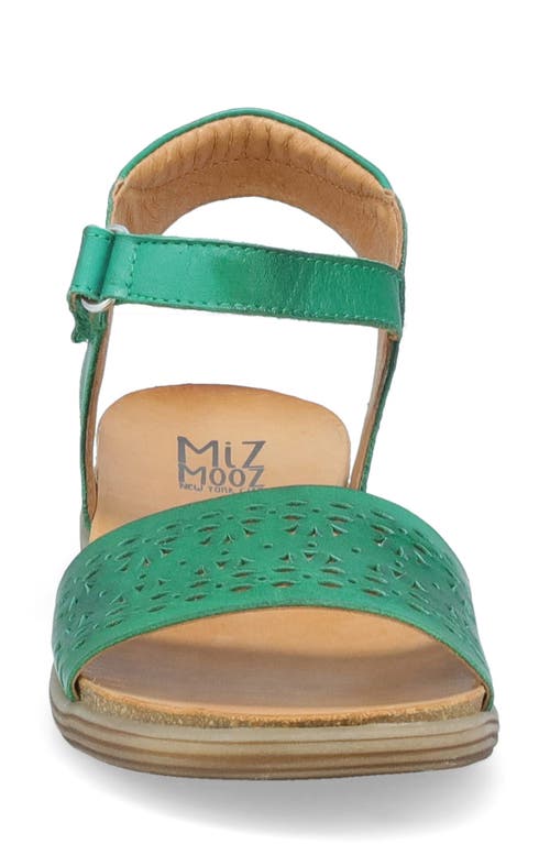 Miz Mooz Mave Ankle Strap Sandal In Emerald