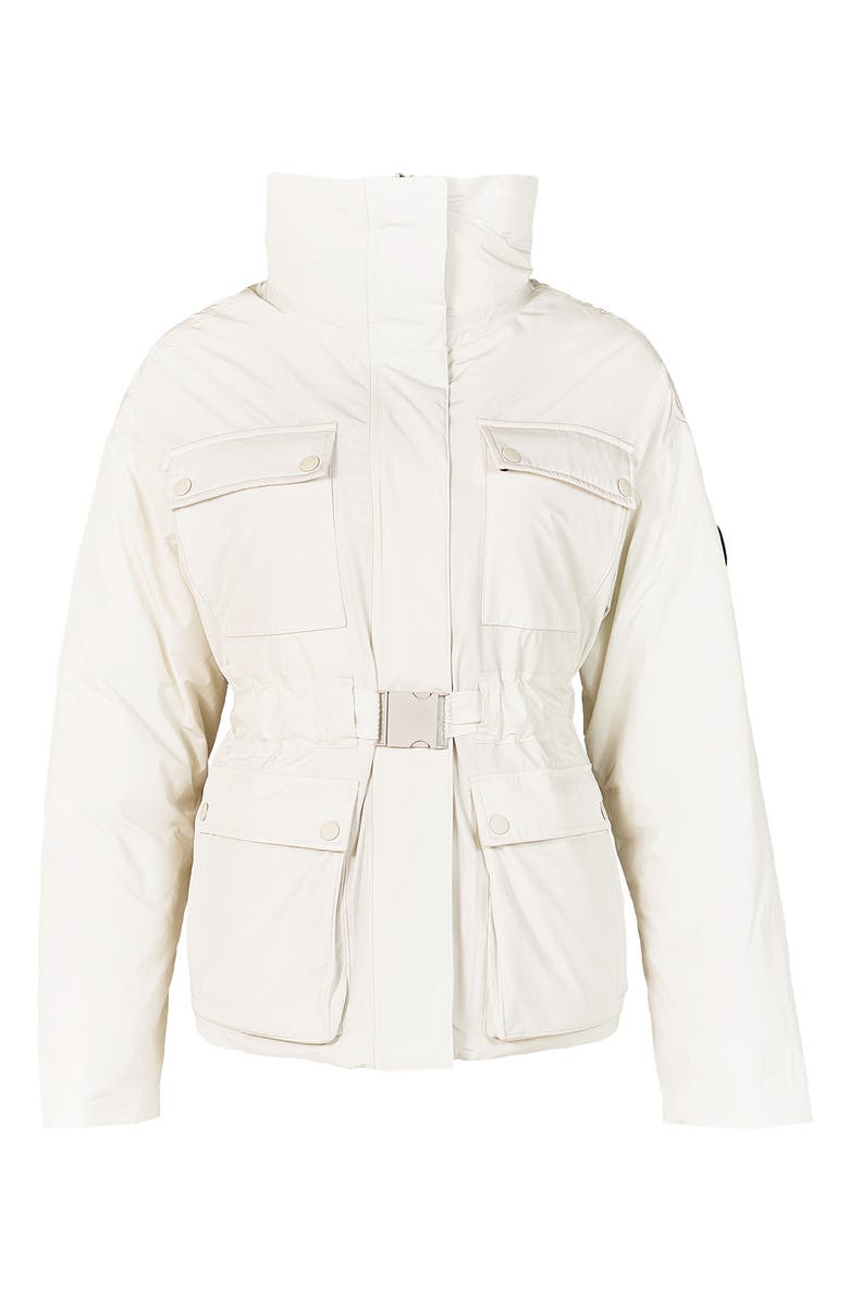 Sweaty Betty Alps Belted Ski Jacket with Faux-Shearling Collar, Alternate, color, 