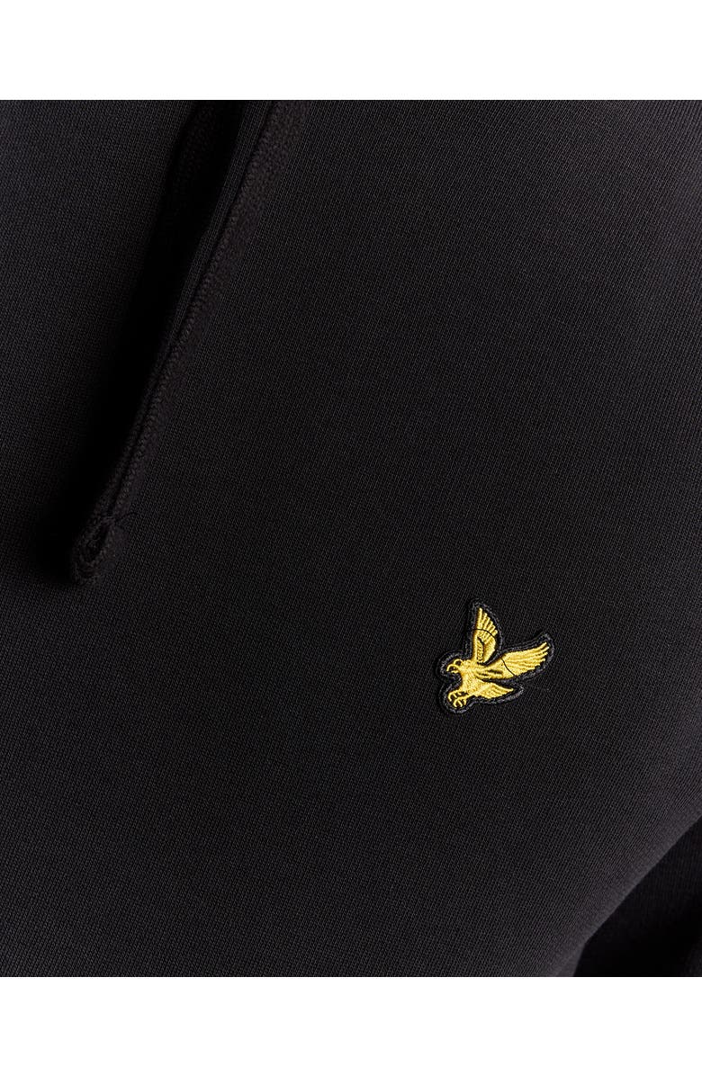 Lyle & Scott Long Sleeve Pull Over Hoodie, Alternate, color, Jet Black