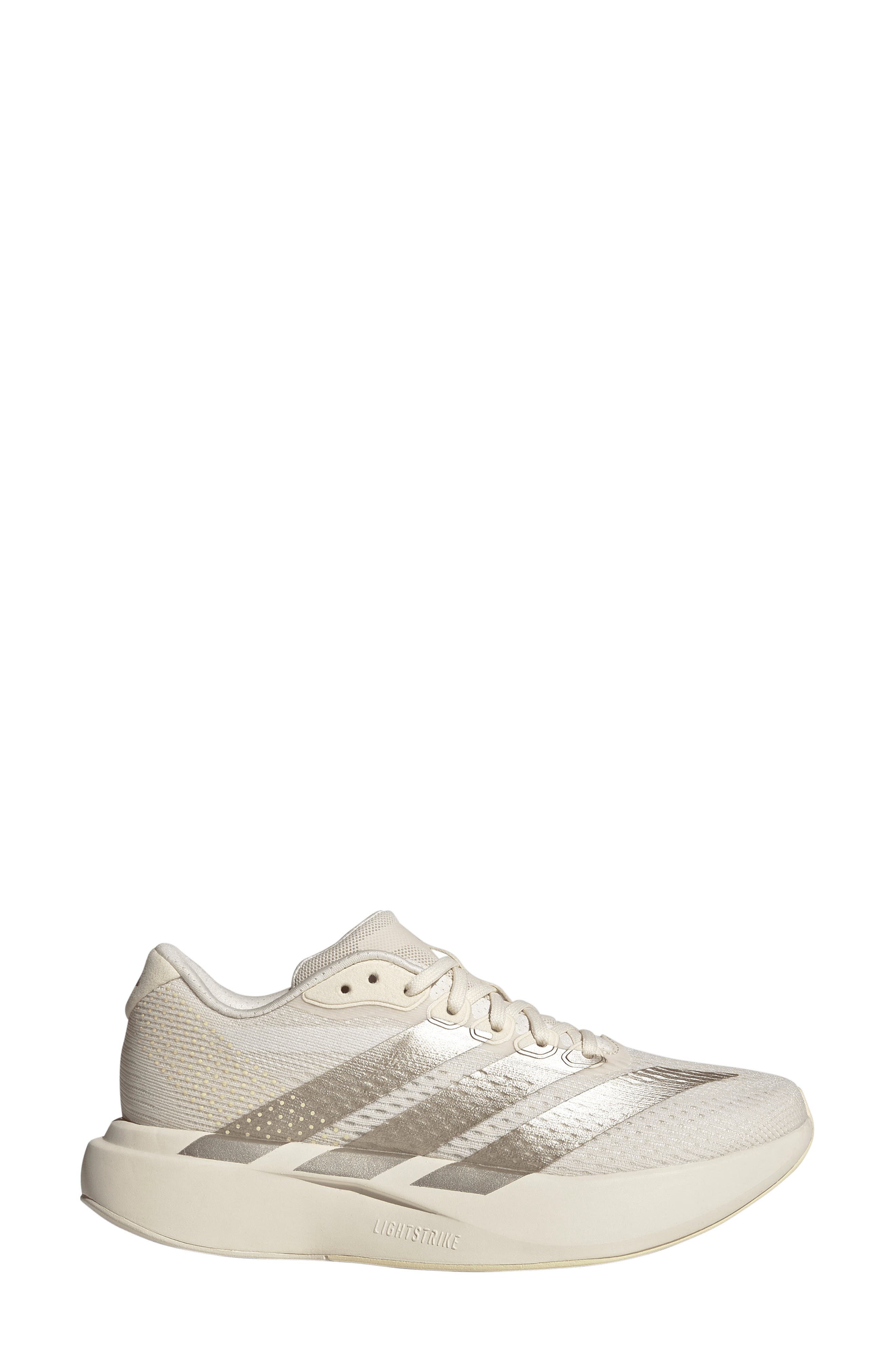 Adizero Pacer Sneaker, Alternate, color, WHITE/ CYBER MET/ VANILLA