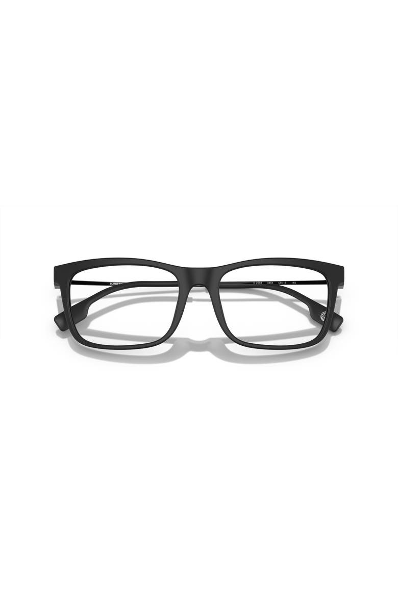 Burberry 55mm Rectangle optical glasses, Alternate, color, Black