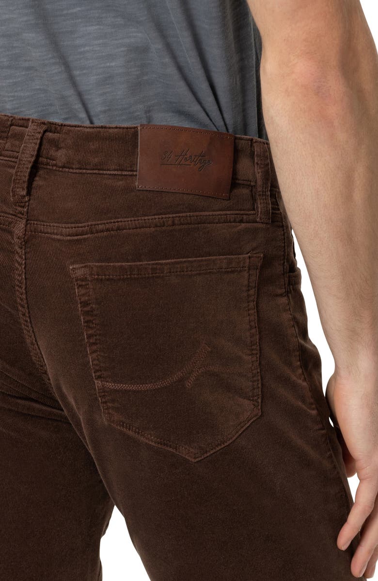 34 Heritage Charisma Relaxed Fit Stretch Corduroy Pants, Alternate, color, Brown Cord