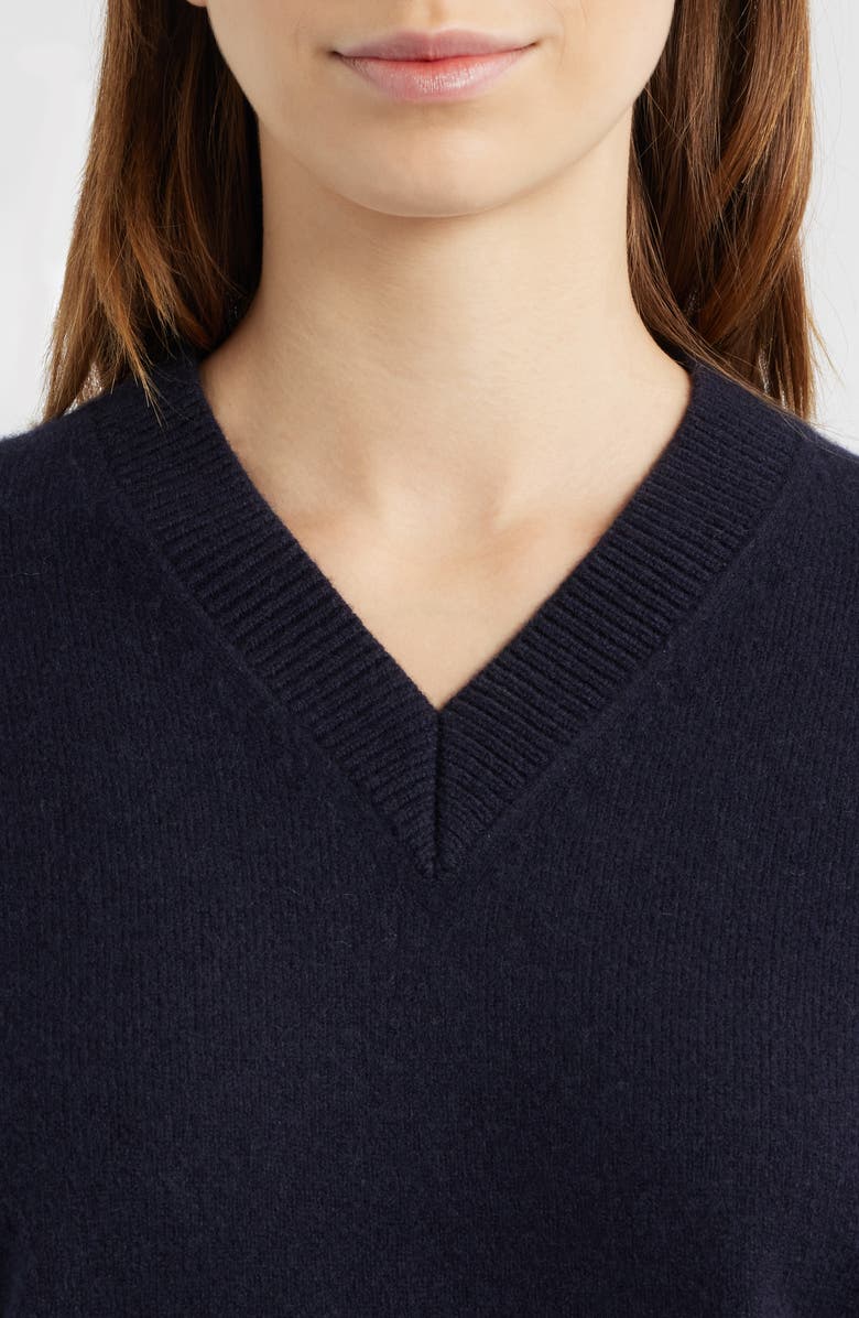COS V-Neck Sweater, Alternate, color, Blue Dark