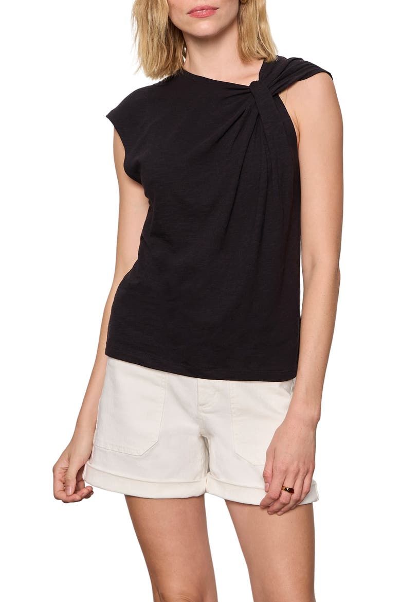 Everyday Muse Collared Top, Alternate, color, BLACK
