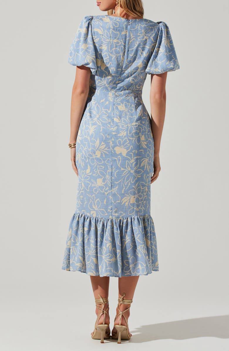 astr the label bow tie ruffle dress