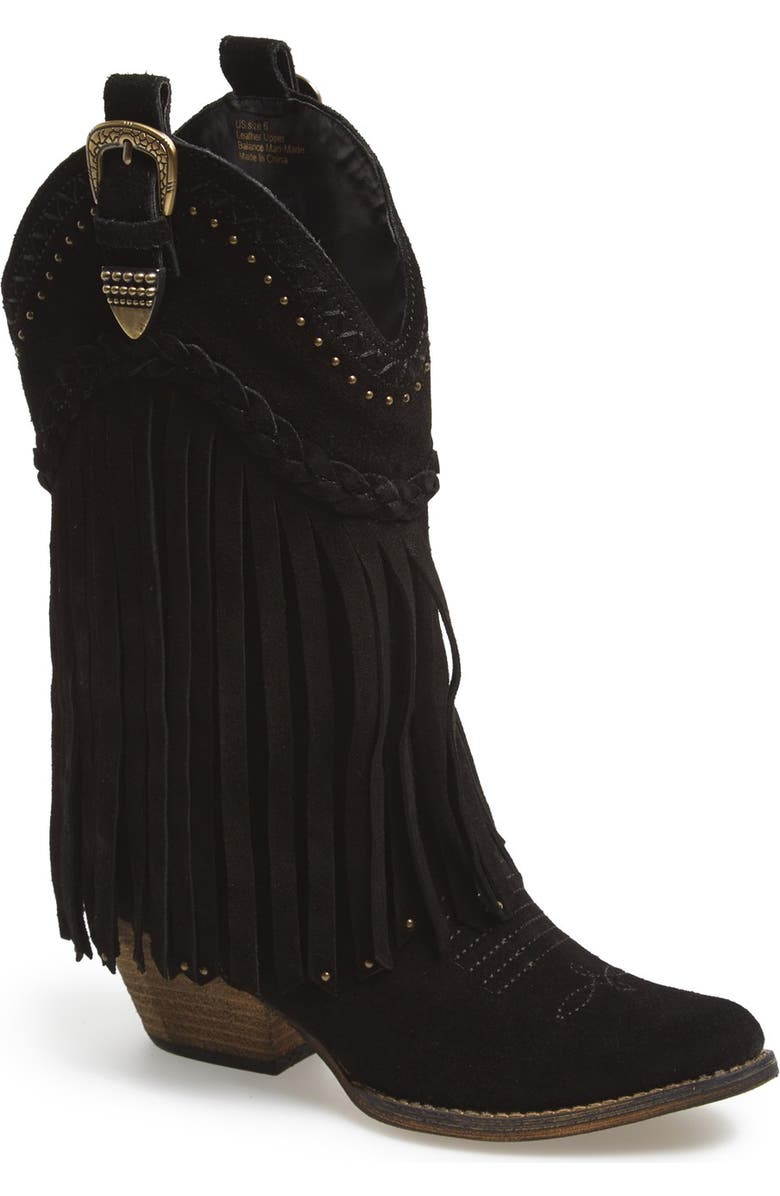 Very Volatile 'Pasa' Suede Western Boot, Main, color,