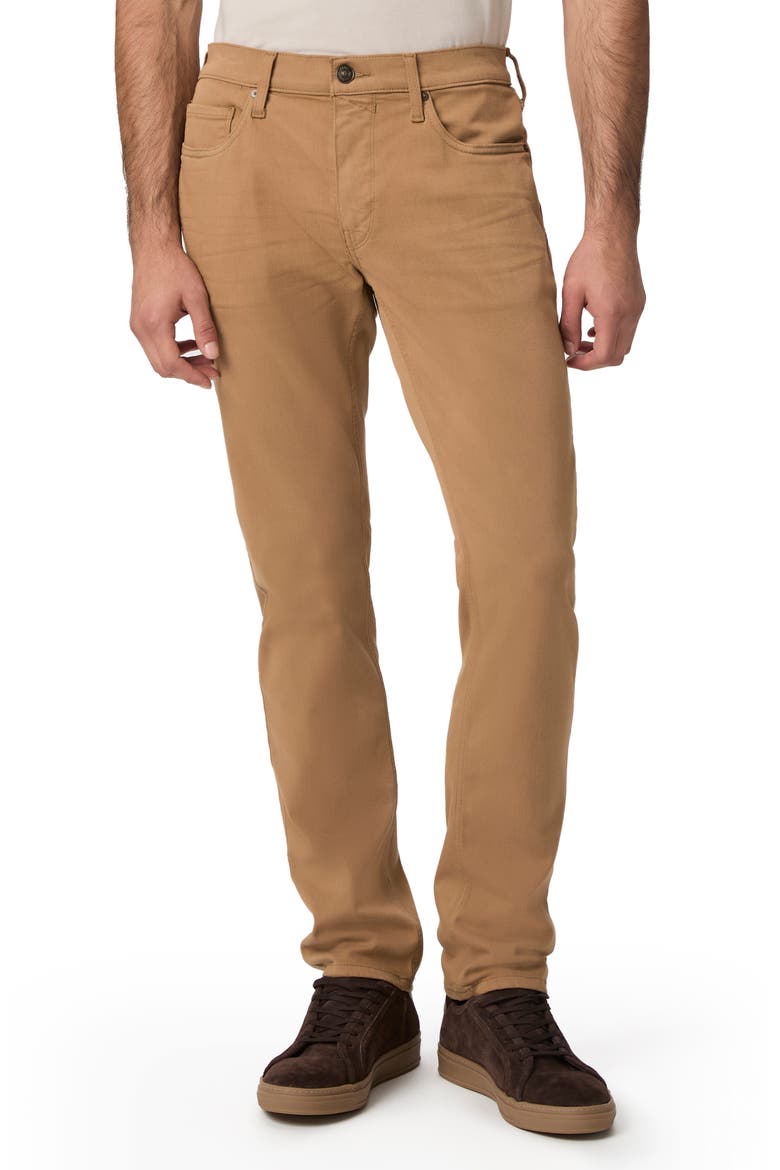 Transcend - Lennox Slim Fit Jeans, Main, color, GOLDEN PALM