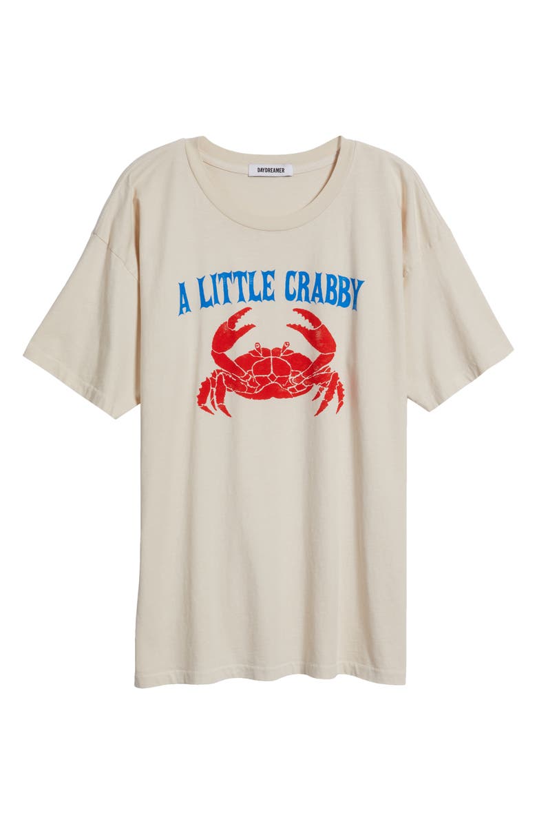 Daydreamer A Little Crabby Cotton Graphic T-Shirt, Alternate, color, 