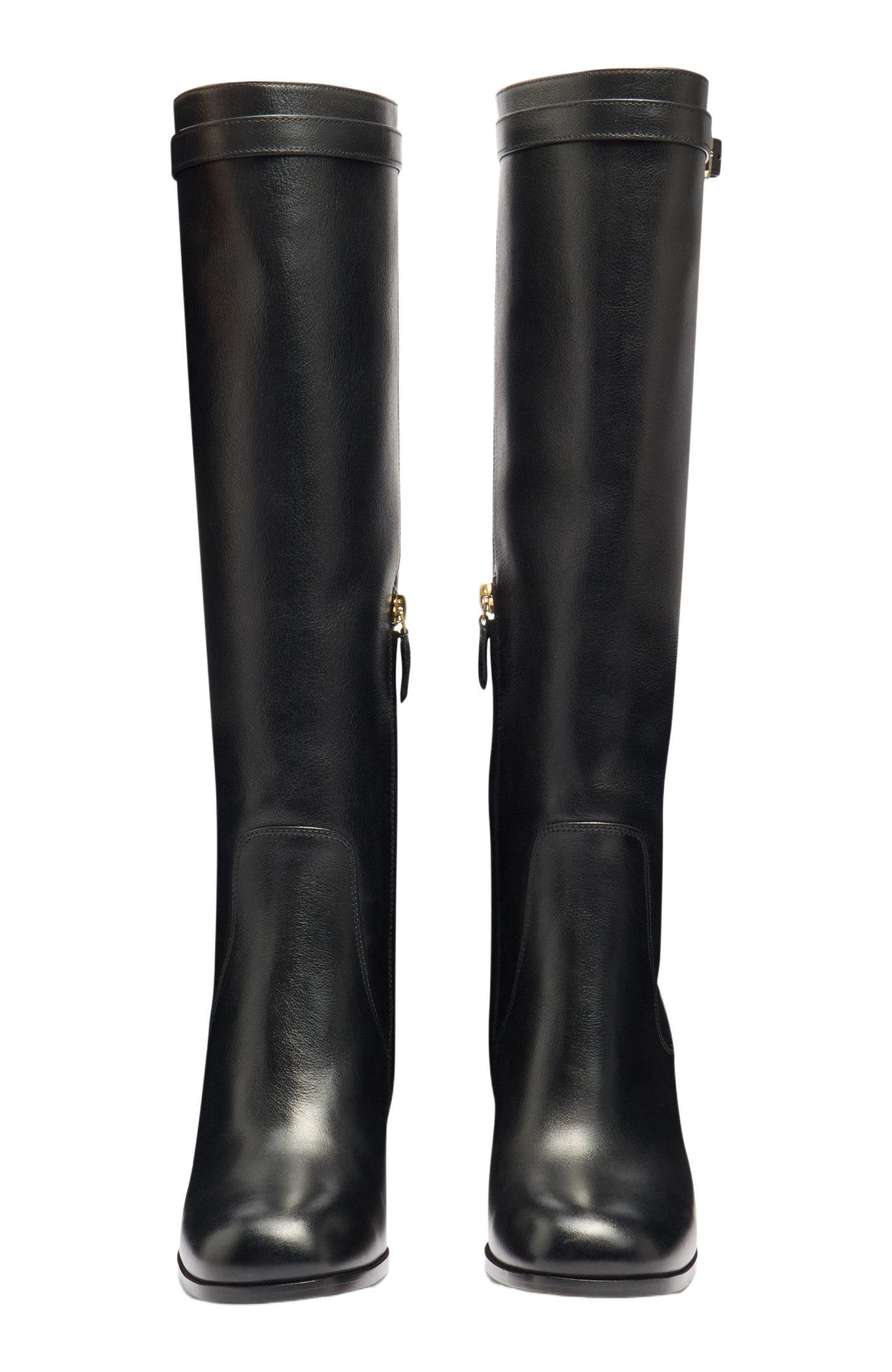 Santoni Women's  leather high-heel boot, Alternate, color, 