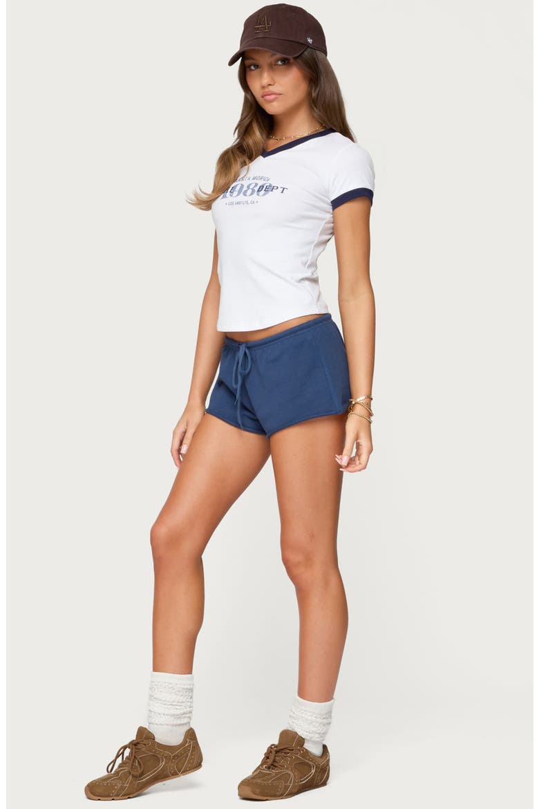 Santa Monica V-Neck T-Shirt, Alternate, color, WHITE