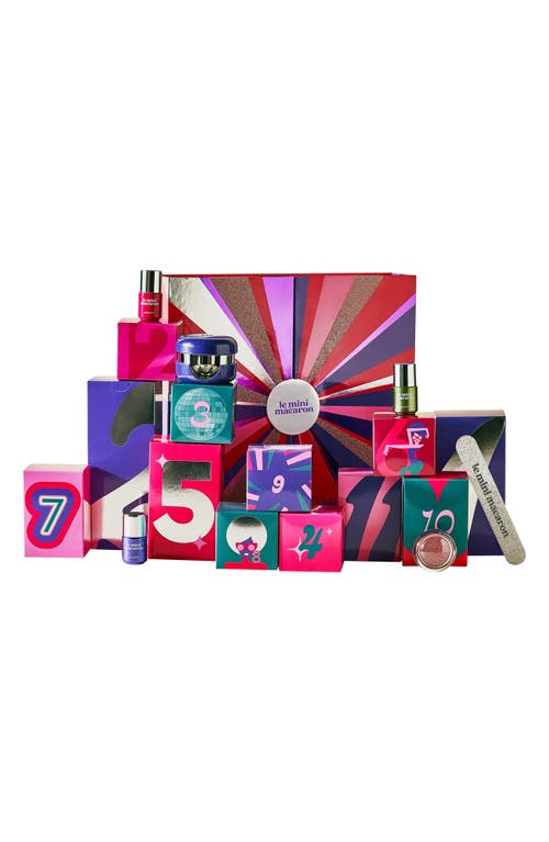 Le Mini Macaron Holiday 2025 Calendar Set In Transparent
