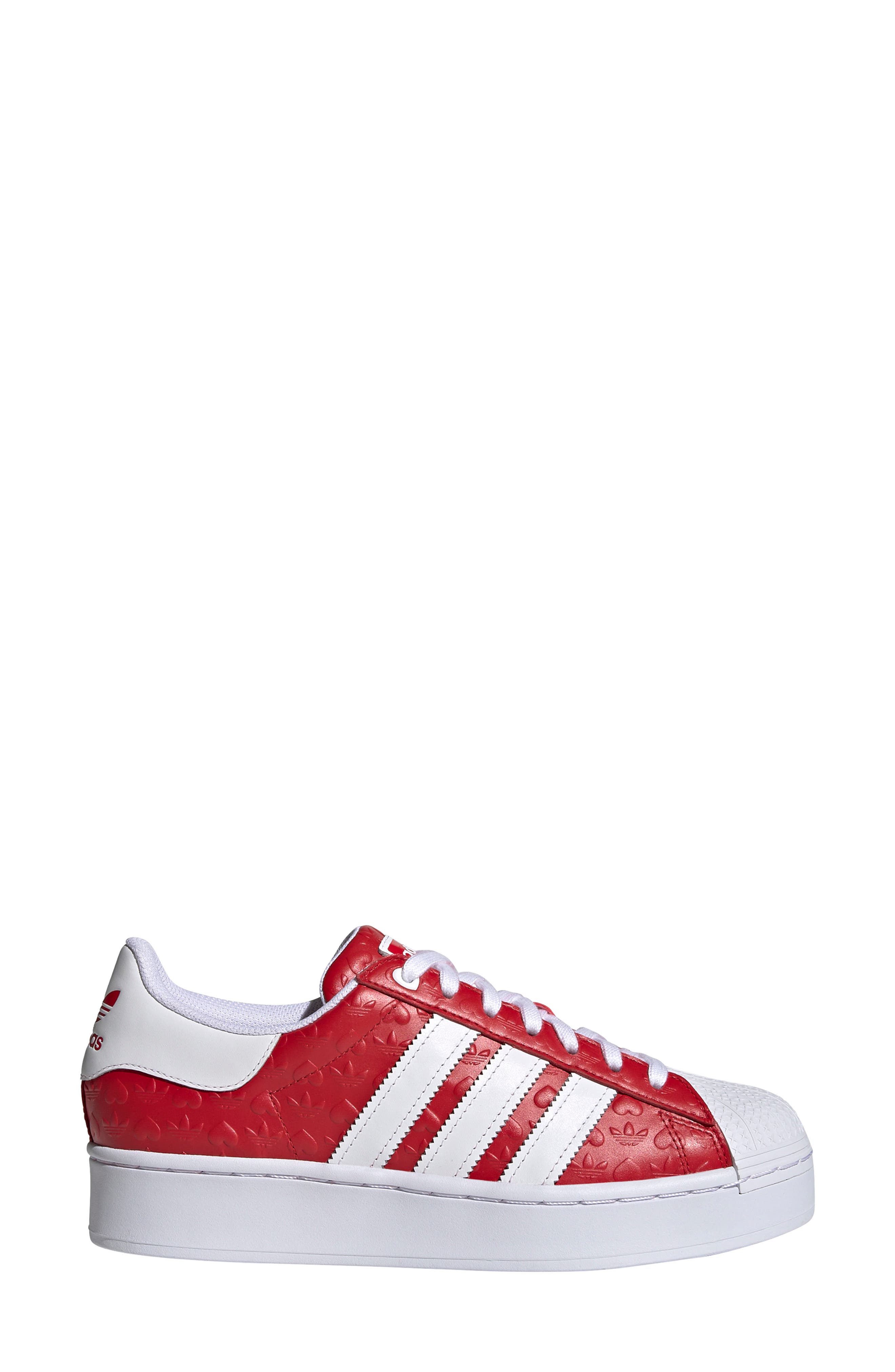adidas Superstar Bold Valentines Sneaker, Alternate, color, 
