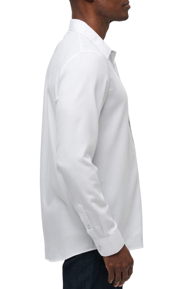 TravisMathew Little Leary Button-Up Shirt, Alternate, color, White