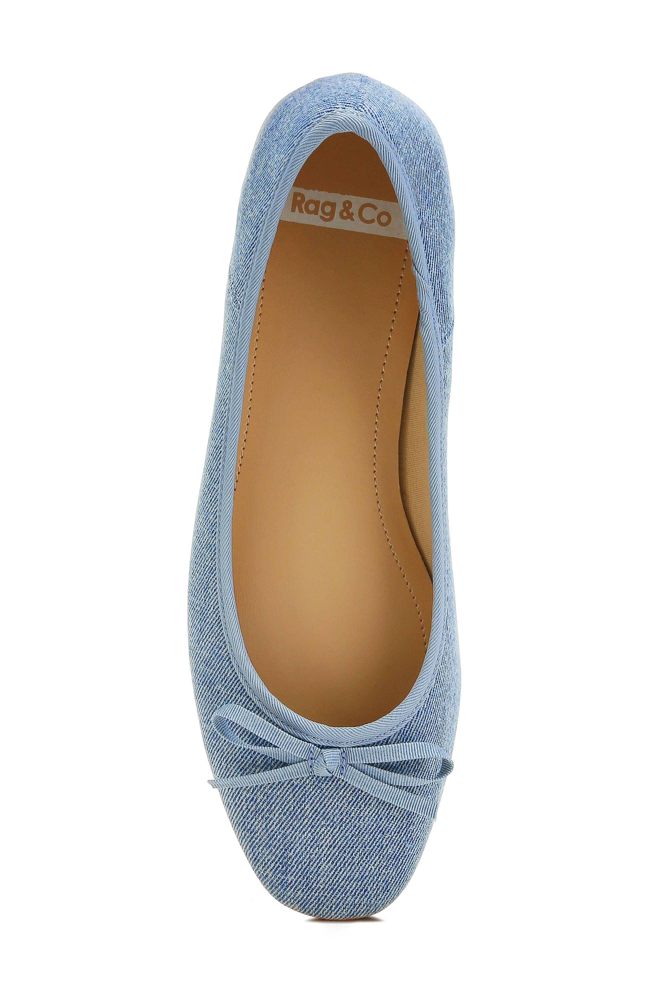 Rag & Co Vigilante Ballet Flat, Alternate, color, Blue